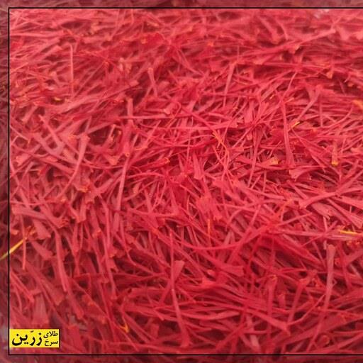 زعفران نگین درجه1 خراسان- 100گرمی-طلای سرخ زرّین